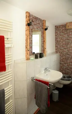 Ein Badezimmer in der Unterkunft Vintagetraum