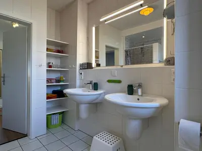 Ein Badezimmer in der Unterkunft Ferienwohnung Glückauf - KEINE Monteurzimmer