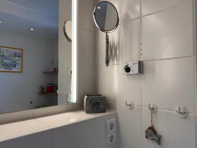 Ein Badezimmer in der Unterkunft Ferienwohnung Glückauf - KEINE Monteurzimmer