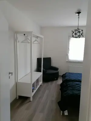 Ein Sitzbereich in der Unterkunft gemütliche Wohnung in GE Bulmke-Hüllen