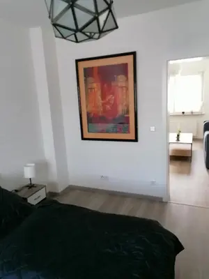 Ein Sitzbereich in der Unterkunft gemütliche Wohnung in GE Bulmke-Hüllen