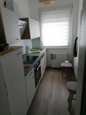 Küche/Küchenzeile in der Unterkunft gemütliche Wohnung in GE Bulmke-Hüllen
