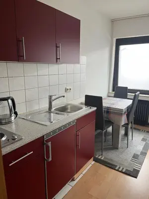 Küche/Küchenzeile in der Unterkunft Apartment Essen