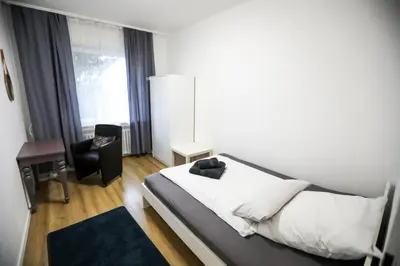 Ein Bett oder Betten in einem Zimmer der Unterkunft Helle 3 Zimmer Wohnung
