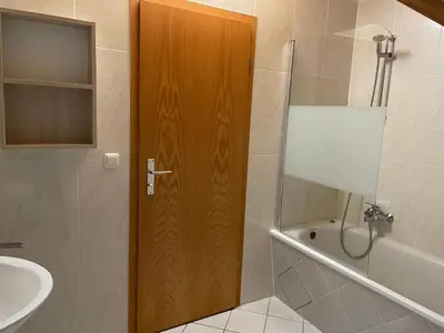 Ein Badezimmer in der Unterkunft Landhaus am Loh