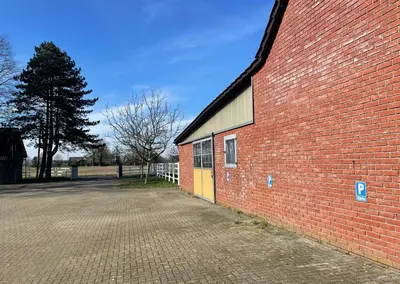 Das Gebäude in dem sich die Ferienwohnung befindet